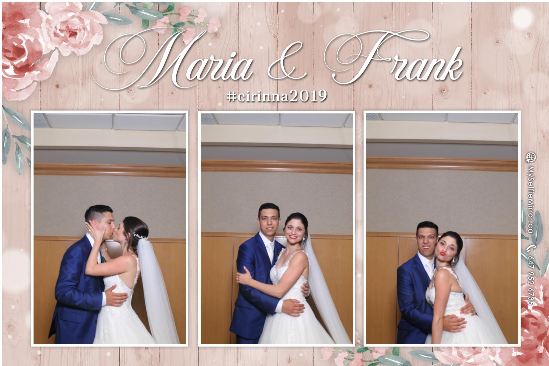 Wedding of Frank and Maria  | View more photos from the event at gallery.myselfiemirror.ca/u/romanmyselfiemirrorca/Wedding-of-Frank-and-Maria
